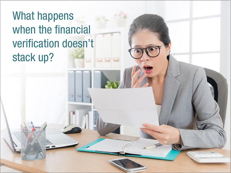 When financial verification doesn’t stack up: Your 3 options