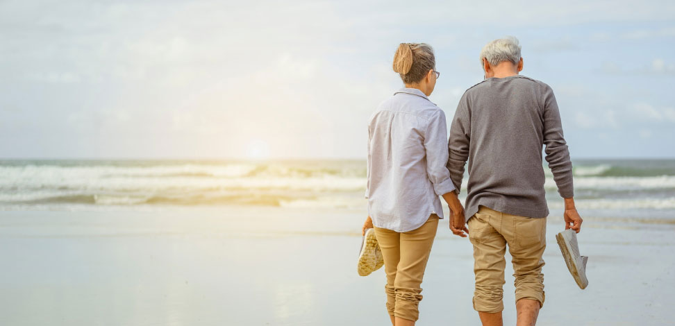 couple on beach